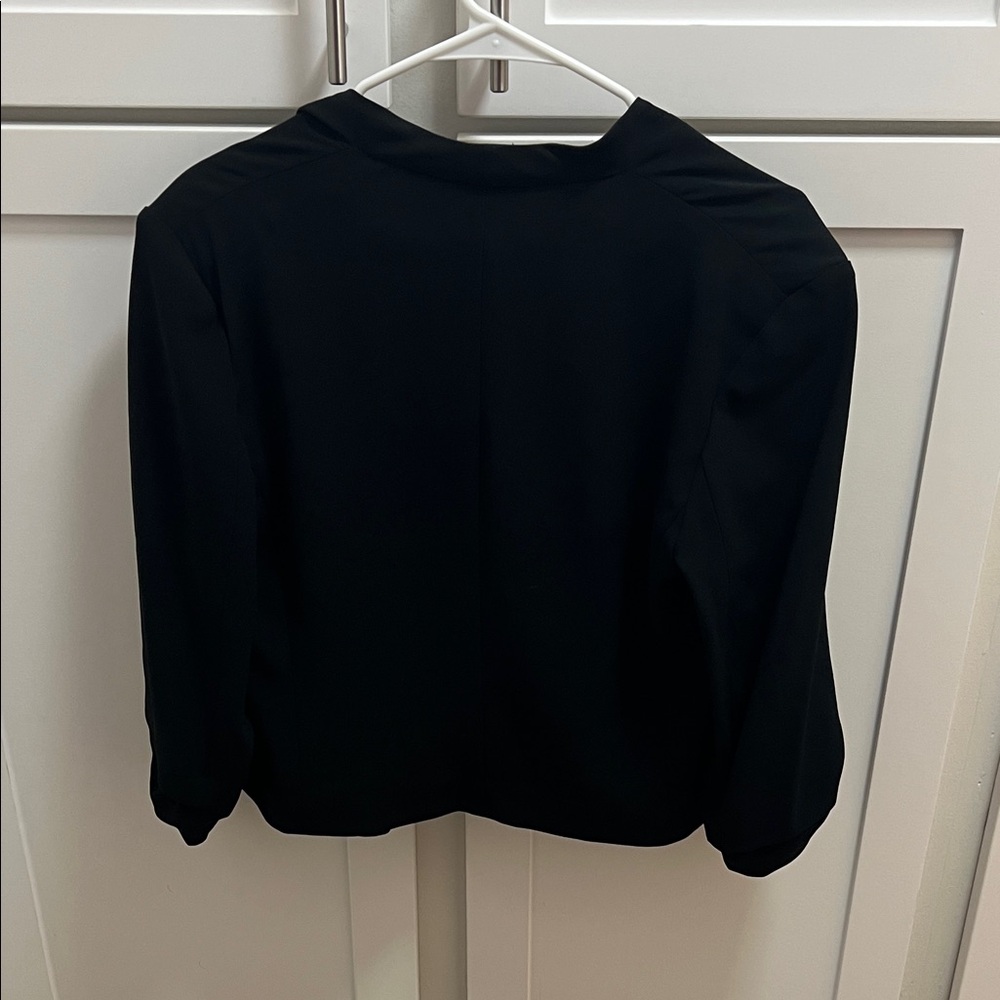 Aritzia Black Open-Front Jacket - Picture 3 of 3